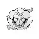 luffy one piece tattoo design idea
