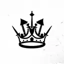 King's Crown tattoo design idea