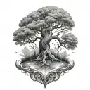 mimir tree norse mythology tattoo tattoo design idea