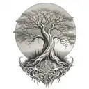 mimir tree norse mythology tattoo tattoo design idea