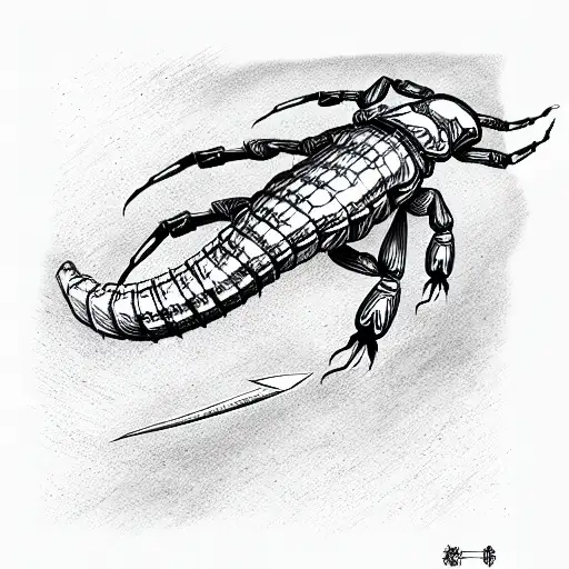 Scorpion tattoo design idea