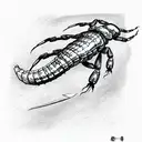 Scorpion tattoo design idea
