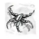 Scorpion tattoo design idea