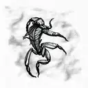 Scorpion tattoo design idea