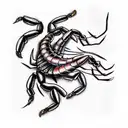 Scorpion tattoo design idea