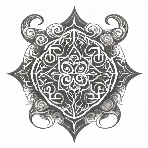 cover up thick om symbol  tattoo design idea