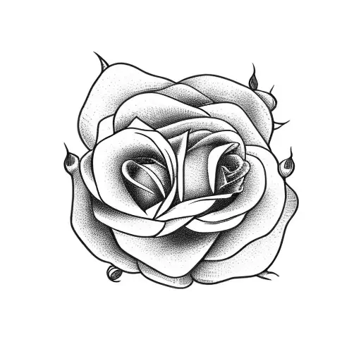 roses and anchor and 2 clock faces tattoo design idea
