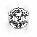 Manchester United Munich clock tattoo design idea