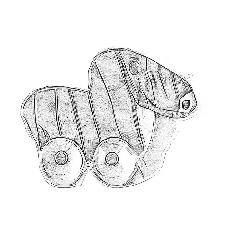 a zebra tattoo design idea