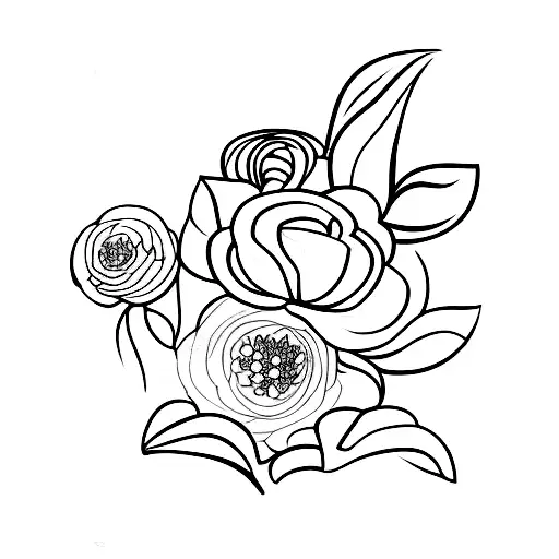 A tattoo of a therapist's chair with a blooming flower on it tattoo design idea