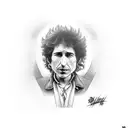 bob dylan heck of hearts tattoo design idea