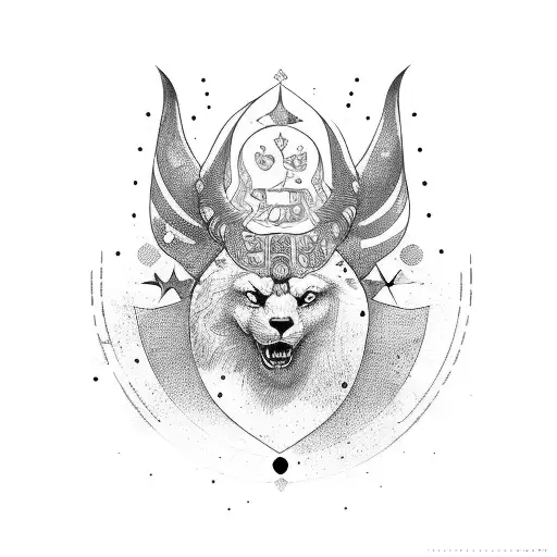 estilo guerra mundial en conjunción con familia y lealtad tattoo design idea