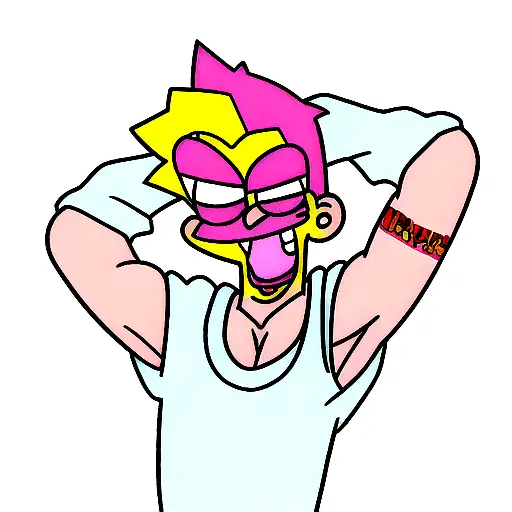 bart simpsoms tatuado tattoo design idea