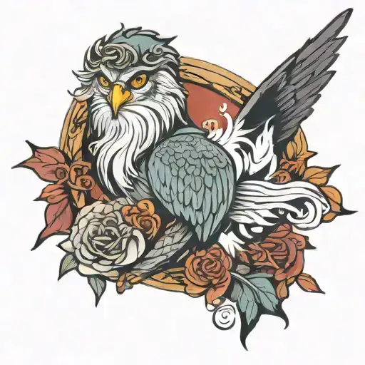 merlin tattoo design idea