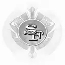 49ers logo tattoo design idea