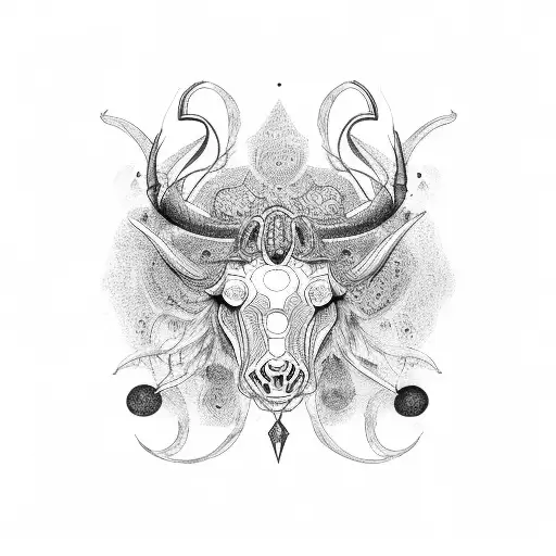 Taurus  tattoo design idea