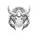 Taurus  tattoo design idea