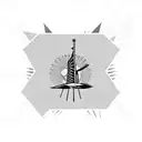 Hawaii, palm tree, Dutch windmill, Canada flag, RN2T tattoo design idea