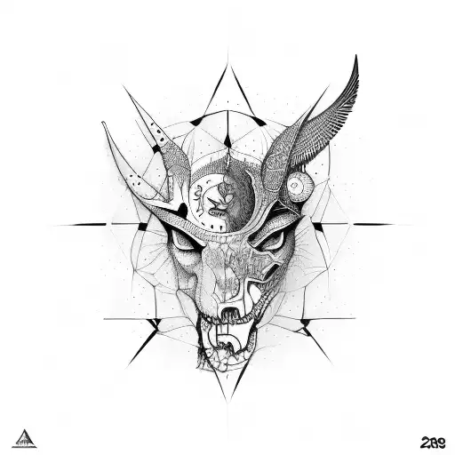 sleeve of cristiano angles and timeclocks tattoo design idea