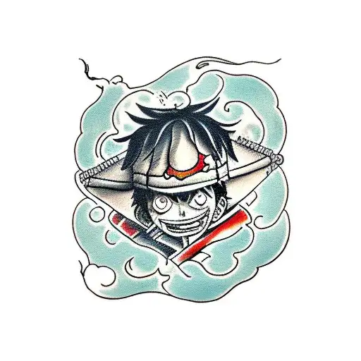 Luffy  tattoo design idea