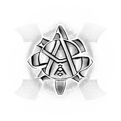 armband + ankh + adinkra symbols tattoo design idea