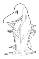 Not even ghost are this empty tattoo design idea