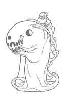 Not even ghost are this empty tattoo design idea