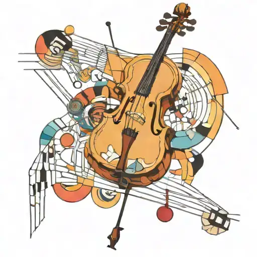 Kandinsky, Cello, Philosophy, Rome  tattoo design idea