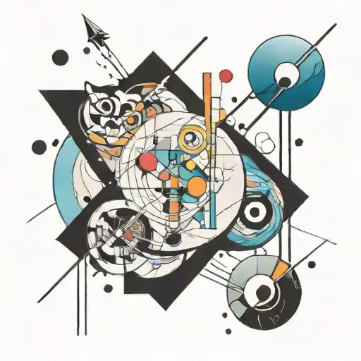 Kandinsky, Plato, Cicero, Augustine, Cricket tattoo design idea