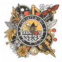 Kandinsky, Plato, Cicero, Augustine, Cricket tattoo design idea