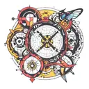 Kandinsky, Plato, Cicero, Augustine, Cricket tattoo design idea