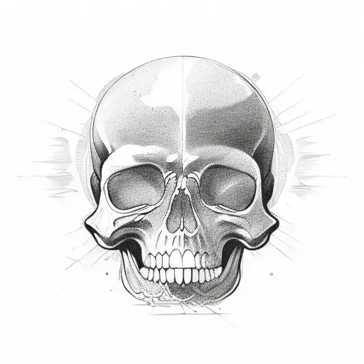 memento mori tattoo design idea