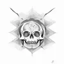 memento mori tattoo design idea