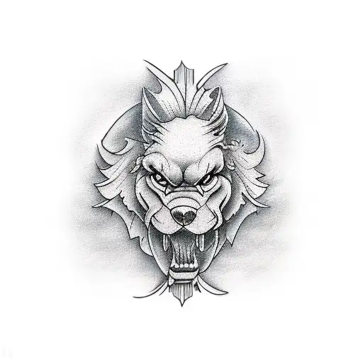 carpentry tools tattoo design idea