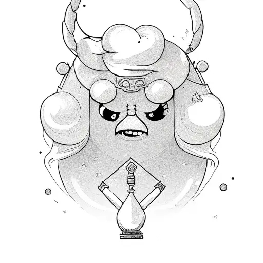 Marcelline from adventure time tattoo design idea