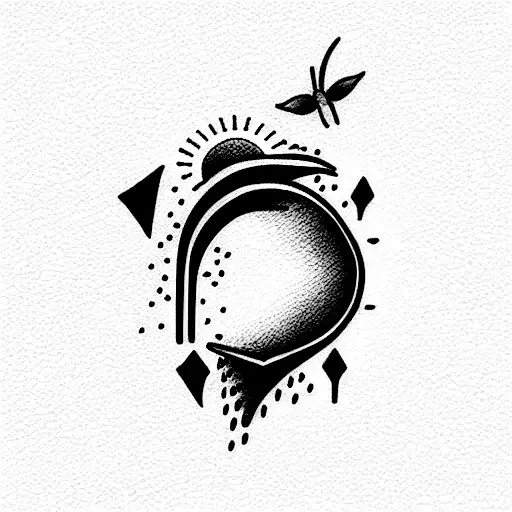 mythology, melancholy, existential tattoo design idea