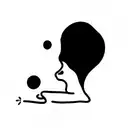 melancholy, existential tattoo design idea