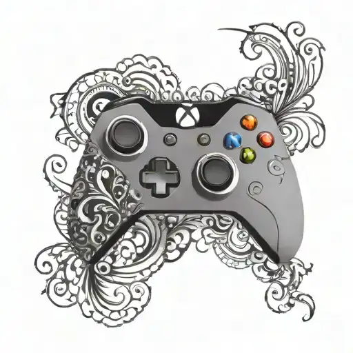 xbox controller tattoo design idea