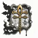 Ankh tattoo design idea