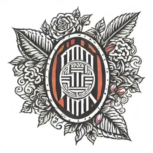 ac milan tattoo design idea