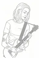 phoebe bridgers tattoo design idea