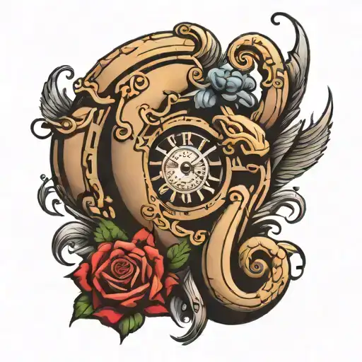 Roman number 5 22 2006 tattoo design idea