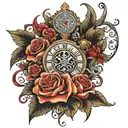 Roman number 5 22 2006 tattoo design idea