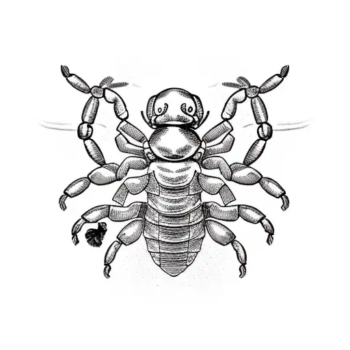 scorpion ripper a heart  tattoo design idea