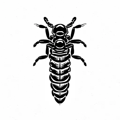 a scorpion tearing a heart to shreds with its pincers and stinger tattoo design idea