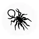 a scorpion tearing a heart to shreds with its pincers and stinger tattoo design idea