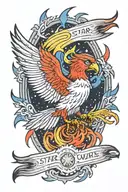 Star Wars phoenix painted by chopper  tattoo design idea