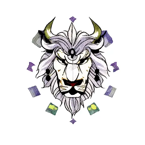 Leo taurus  tattoo design idea