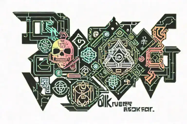 text saying it is ok to be fat but it isn't ok to stay fat tattoo design idea