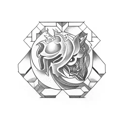 Triceps and small tattoo design idea
